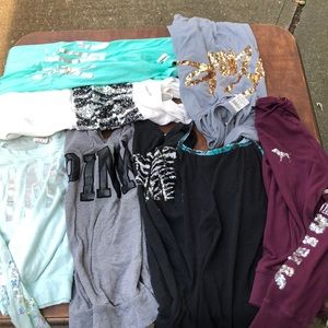 8 VS Pink shirt bundle.